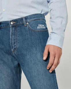 FROM FUTURE Jean Skinny John BleuFoncé Flash Sale