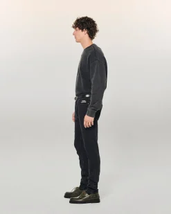 FROM FUTURE Jean Skinny John WashedBlack Flash Sale