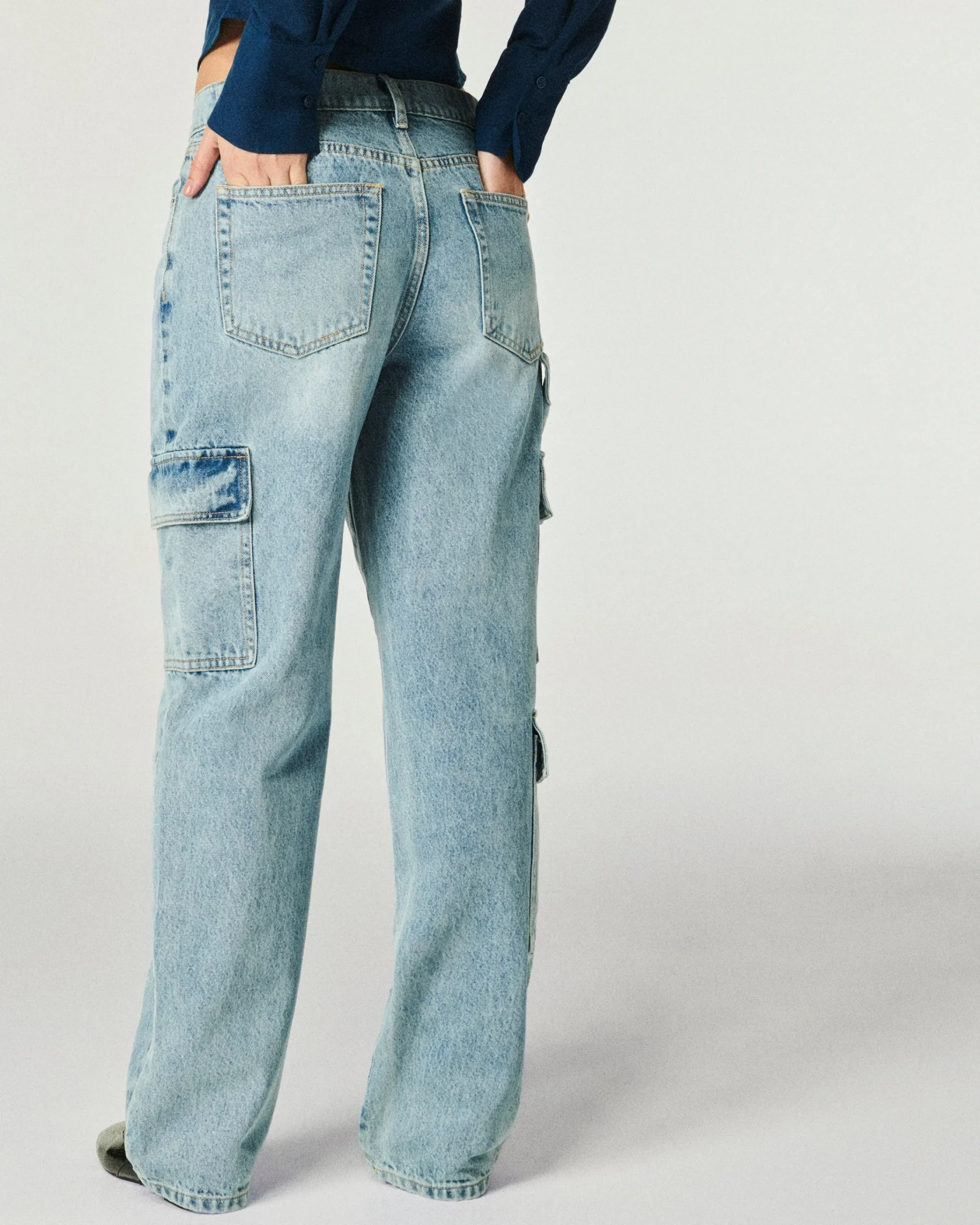 FROM FUTURE Jeans Larghi Bambinablu New