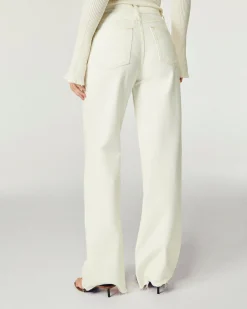 FROM FUTURE Jeans Larghi Ecrù Hot