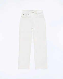 FROM FUTURE Jeans Larghi Ecrù Hot