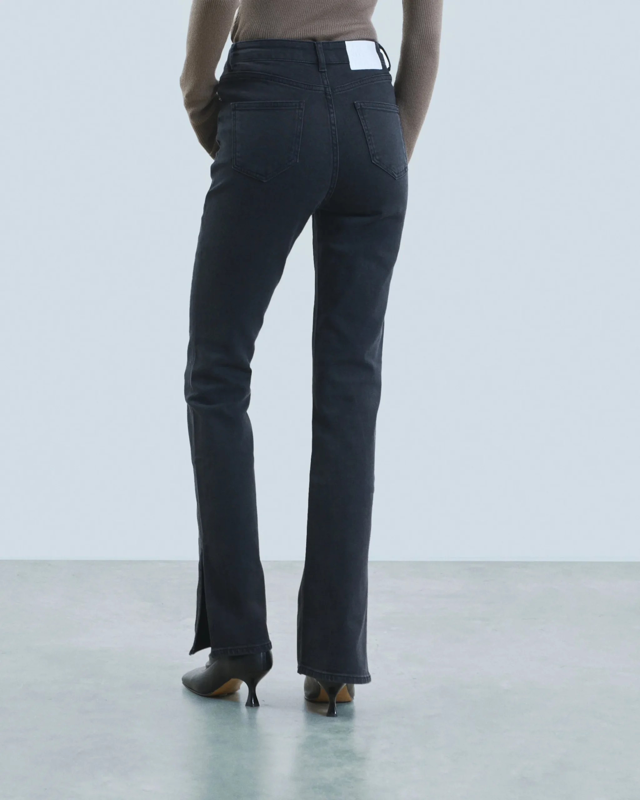FROM FUTURE Joe Jean Bootcut Lit Nero Cheap