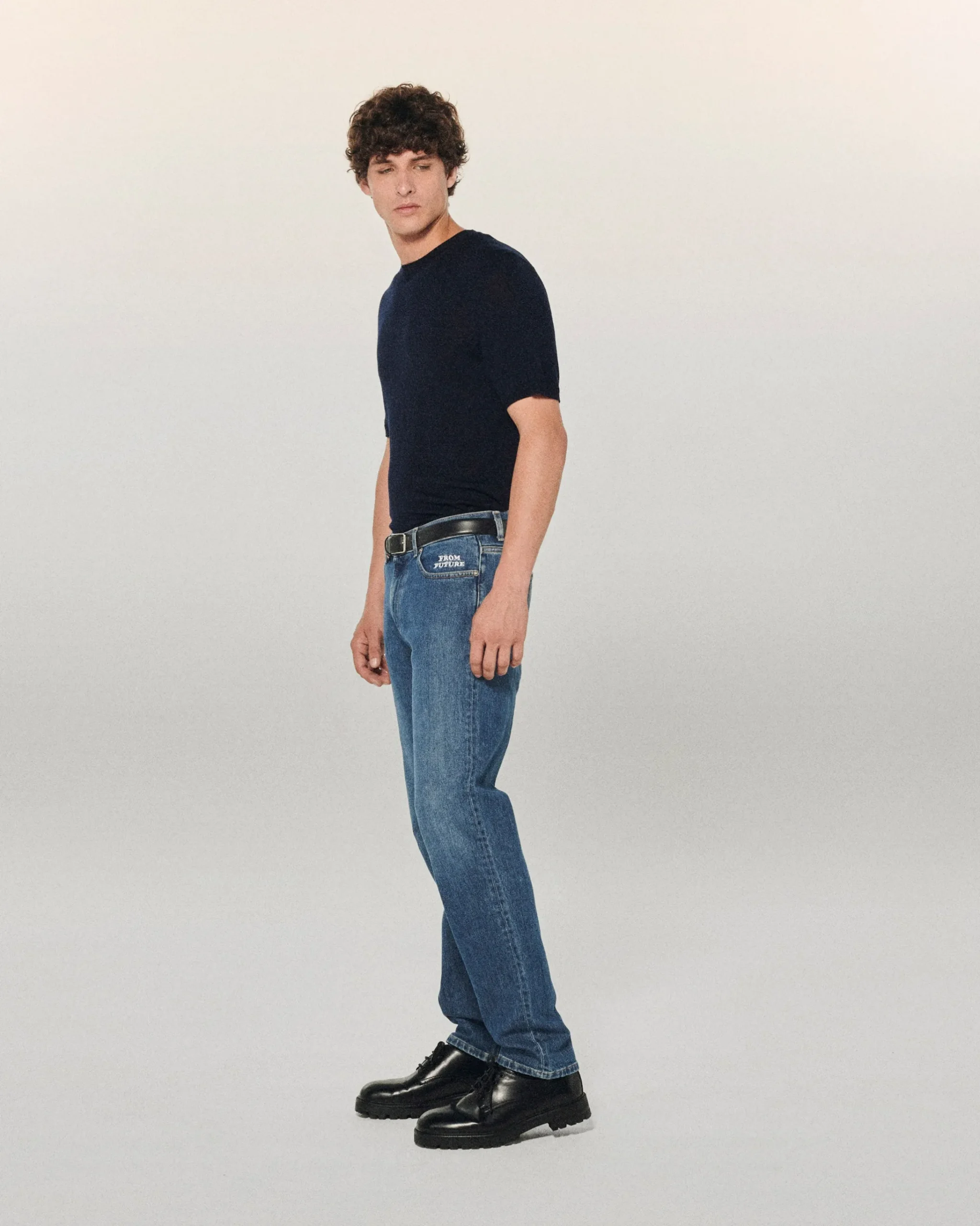 FROM FUTURE Joey Jean Straight Cut BleuIndigo Best Sale