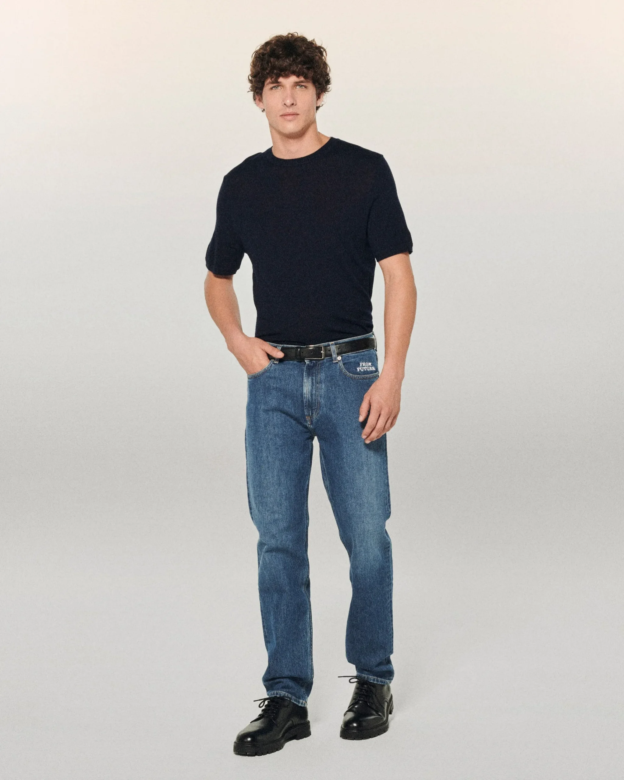 FROM FUTURE Joey Jean Straight Cut BleuIndigo Best Sale