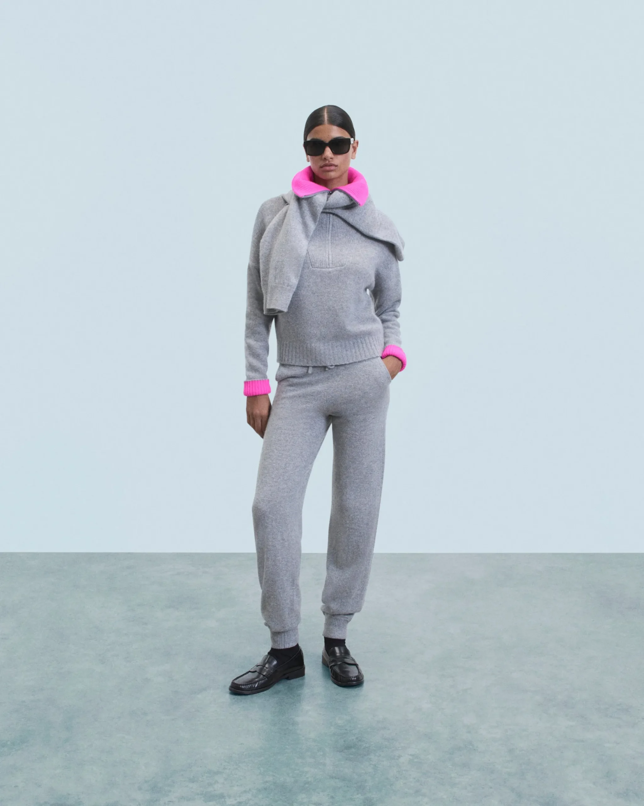 FROM FUTURE Joggers Dritti Basic Nero Shop