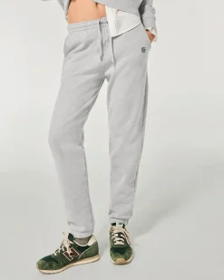 FROM FUTURE Joggers Dritti Doppia F Grigioericachiaro New