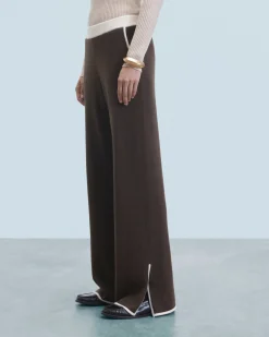FROM FUTURE Joggers Larghi Bicolori Cioccolato Clearance