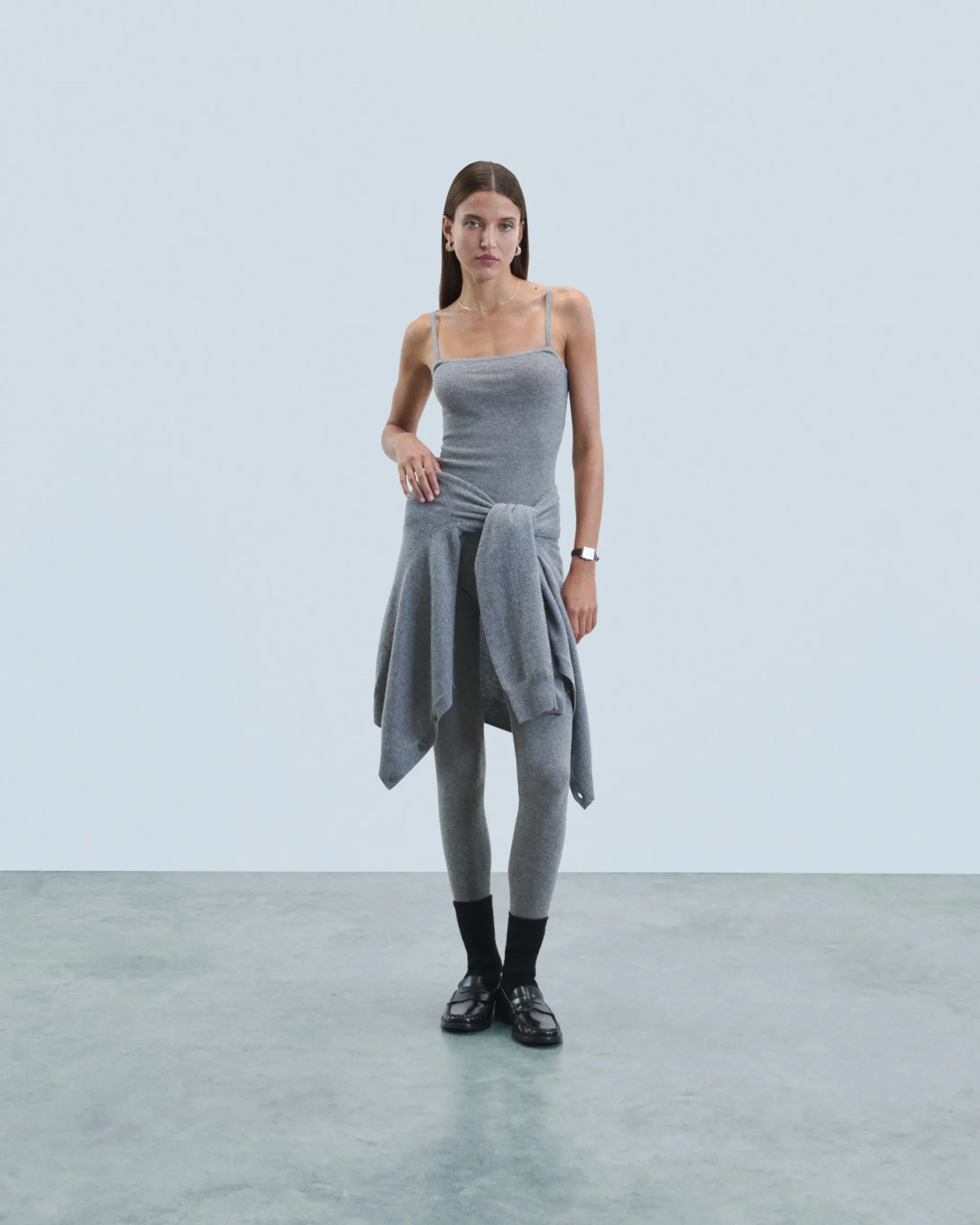 FROM FUTURE Joggers Leggings Seconda pelle Grigioericascuro Cheap