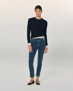 FROM FUTURE Johnny Jean Slim Fit BleuFoncé Online
