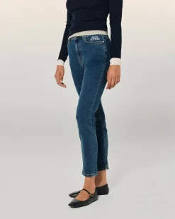 FROM FUTURE Johnny Jean Slim Fit BleuFoncé Online