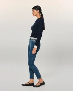 FROM FUTURE Johnny Jean Slim Fit BleuFoncé Online
