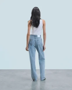 FROM FUTURE Joseph Jean Straight Cut BleuClair Clearance