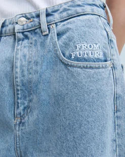 FROM FUTURE Joseph Jean Straight Cut BleuClair Clearance