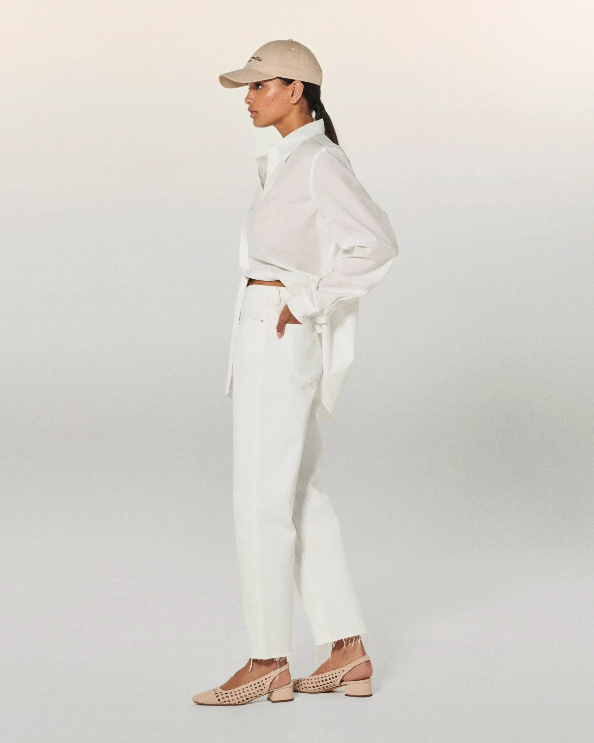 FROM FUTURE Joseph Jean Straight Cut Ecrù Outlet