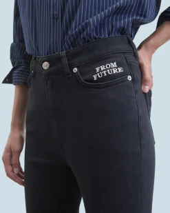 FROM FUTURE Jude Jean Bootcut Nero Clearance