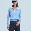 FROM FUTURE Maglione Collo a polo BabyBlue Shop