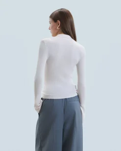 FROM FUTURE Maglione Collo a polo Sabbiadeldeserto Best Sale