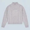 FROM FUTURE Maglione Collo alto Grigioericachiaro Cheap