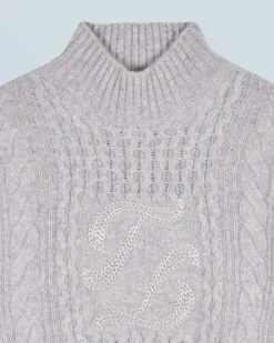 FROM FUTURE Maglione Collo alto Grigioericachiaro Cheap