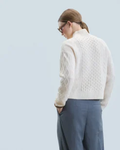 FROM FUTURE Maglione Collo alto Ecrù Best Sale