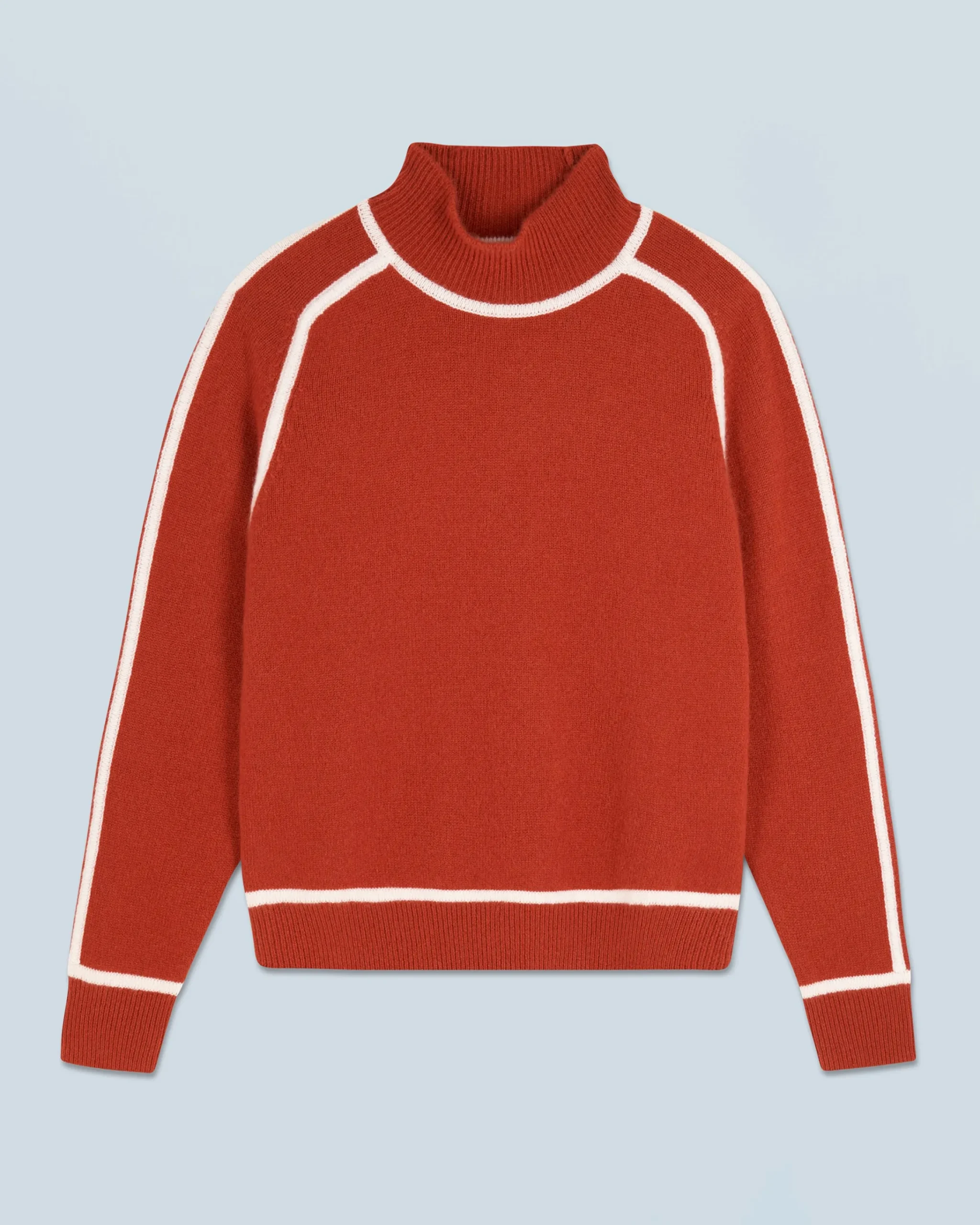 FROM FUTURE Maglione Collo alto Terracotta Best