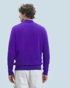 FROM FUTURE Maglione Collo alto Basic Leggero IntensePurple Best