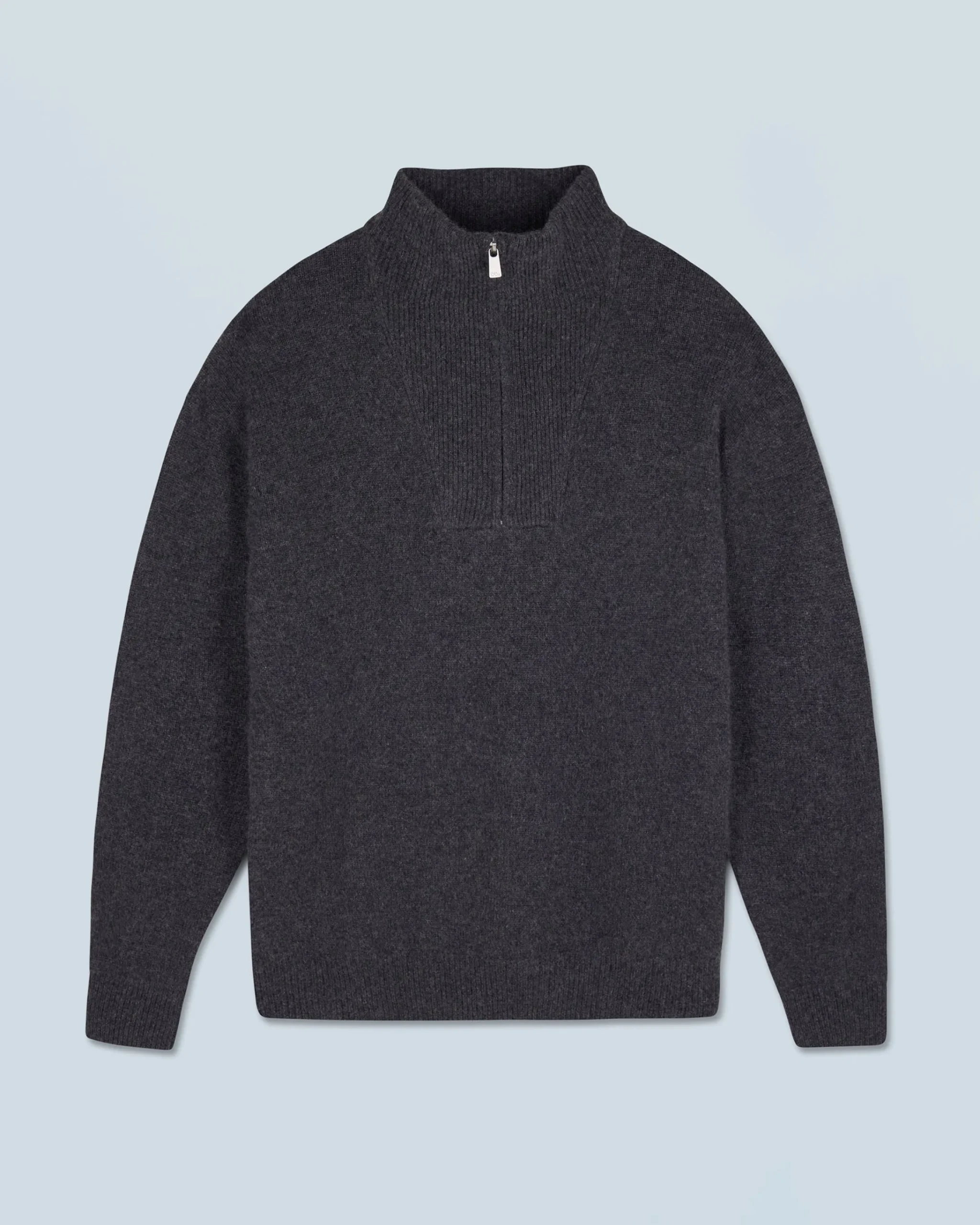 FROM FUTURE Maglione Collo alto con zip Sovradimensionato Anthracite Hot