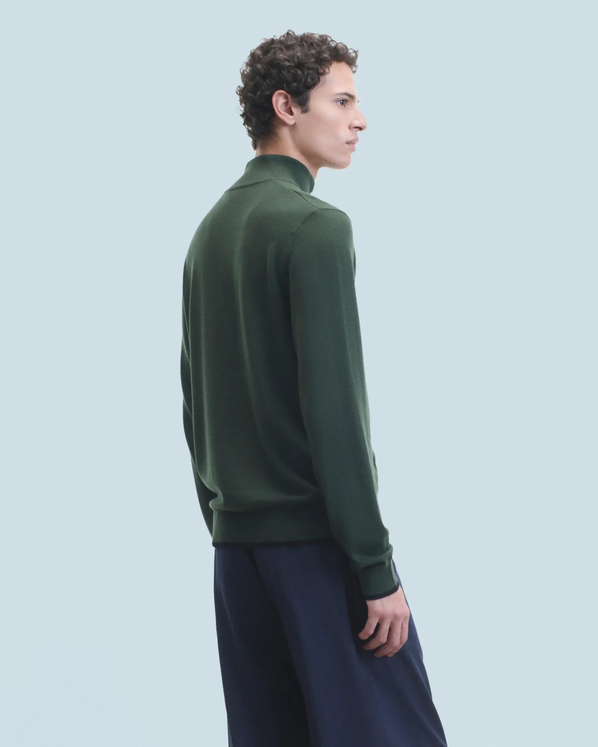 FROM FUTURE Maglione Collo alto con Zip Cachi Store