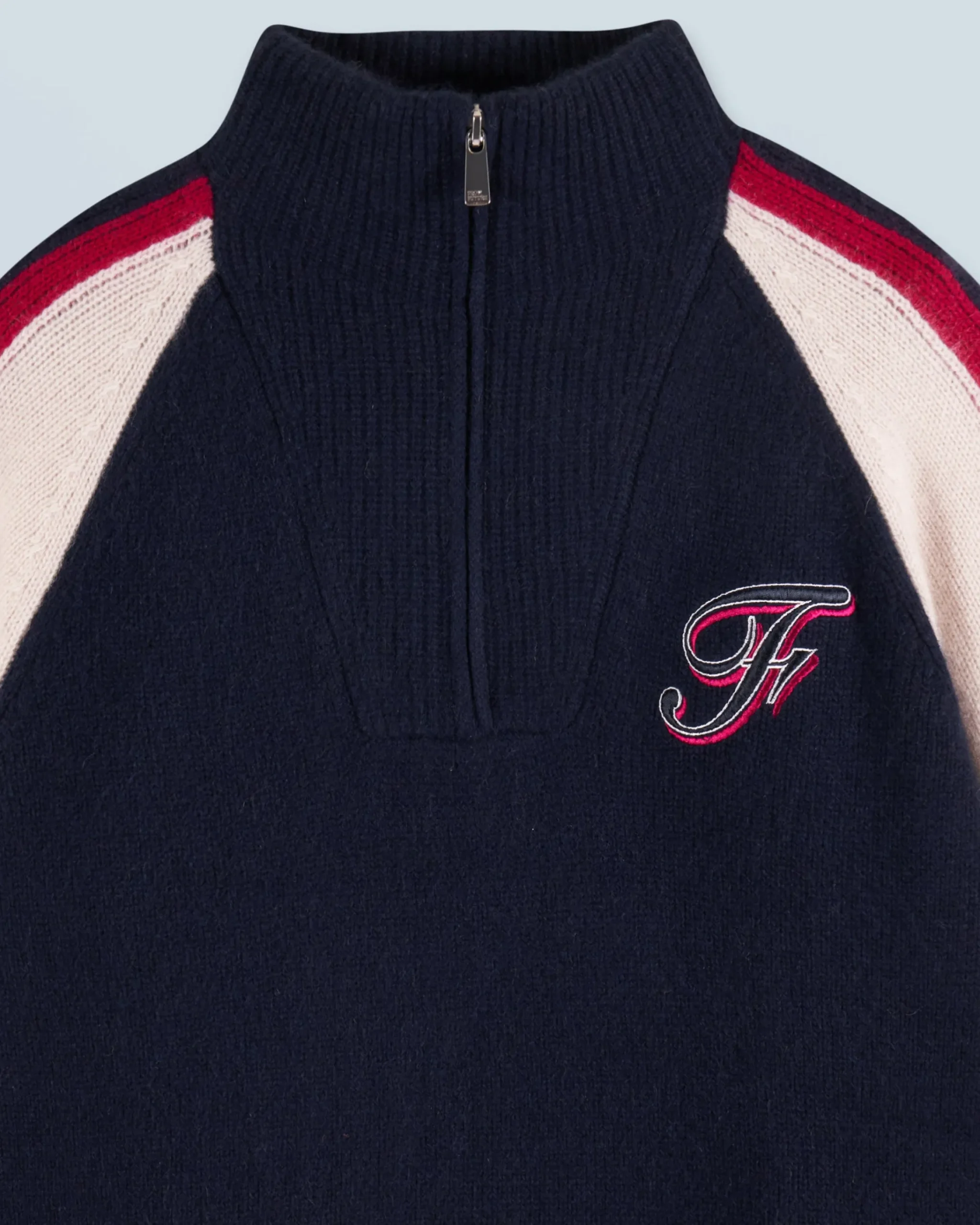 FROM FUTURE Maglione Collo alto con Zip MarinaMilitare Hot