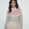 FROM FUTURE Maglione Collo alto Norvegese Grigioericachiaro Sale