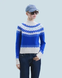 FROM FUTURE Maglione Collo alto Norvegese PopBlue Discount