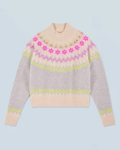FROM FUTURE Maglione Collo alto Norvegese Grigioericachiaro Sale