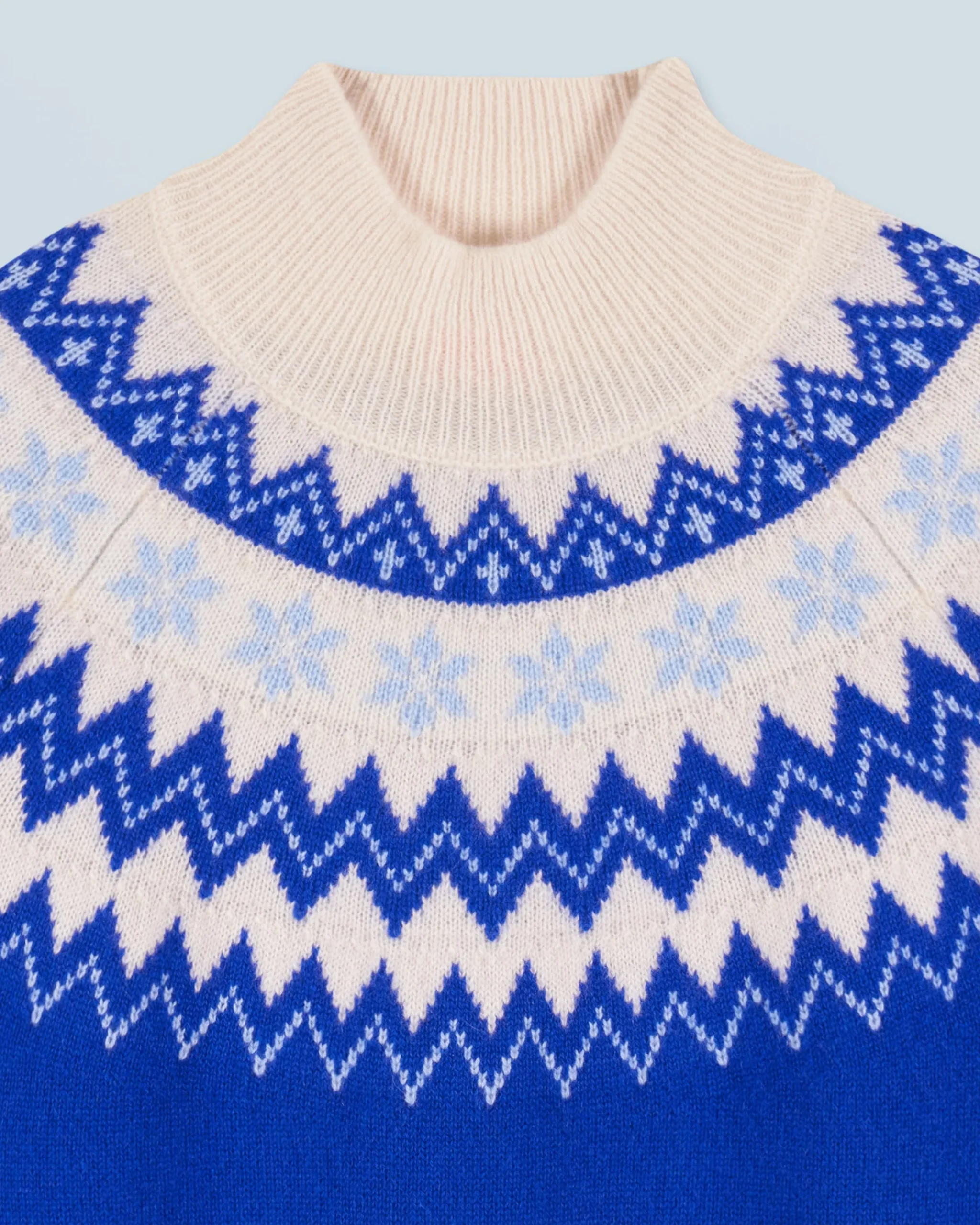 FROM FUTURE Maglione Collo alto Norvegese PopBlue Discount
