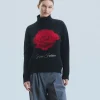 FROM FUTURE Maglione Collo dolcevita Nero Flash Sale