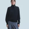 FROM FUTURE Maglione Collo dolcevita Nero Best Sale