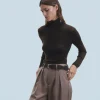 FROM FUTURE Maglione Collo dolcevita Cioccolato Store