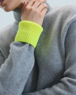 FROM FUTURE Maglione Collo dolcevita Grigioericascuro Hot