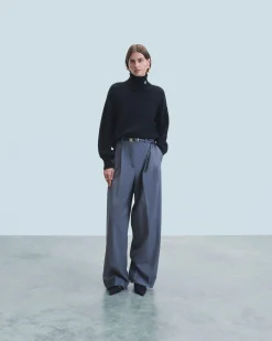 FROM FUTURE Maglione Collo dolcevita Nero Best Sale