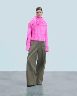 FROM FUTURE Maglione Collo dolcevita Pink Cheap