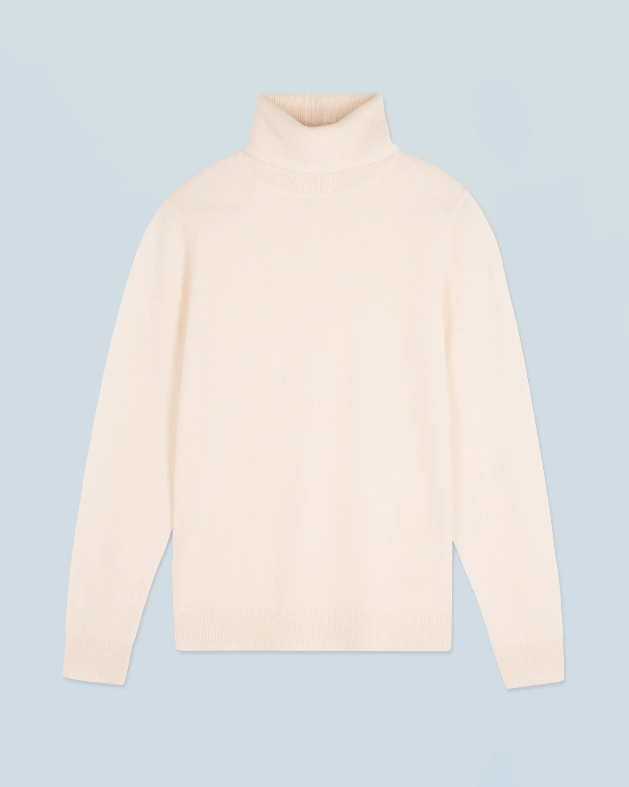 FROM FUTURE Maglione Collo dolcevita Basic Ecrù Cheap
