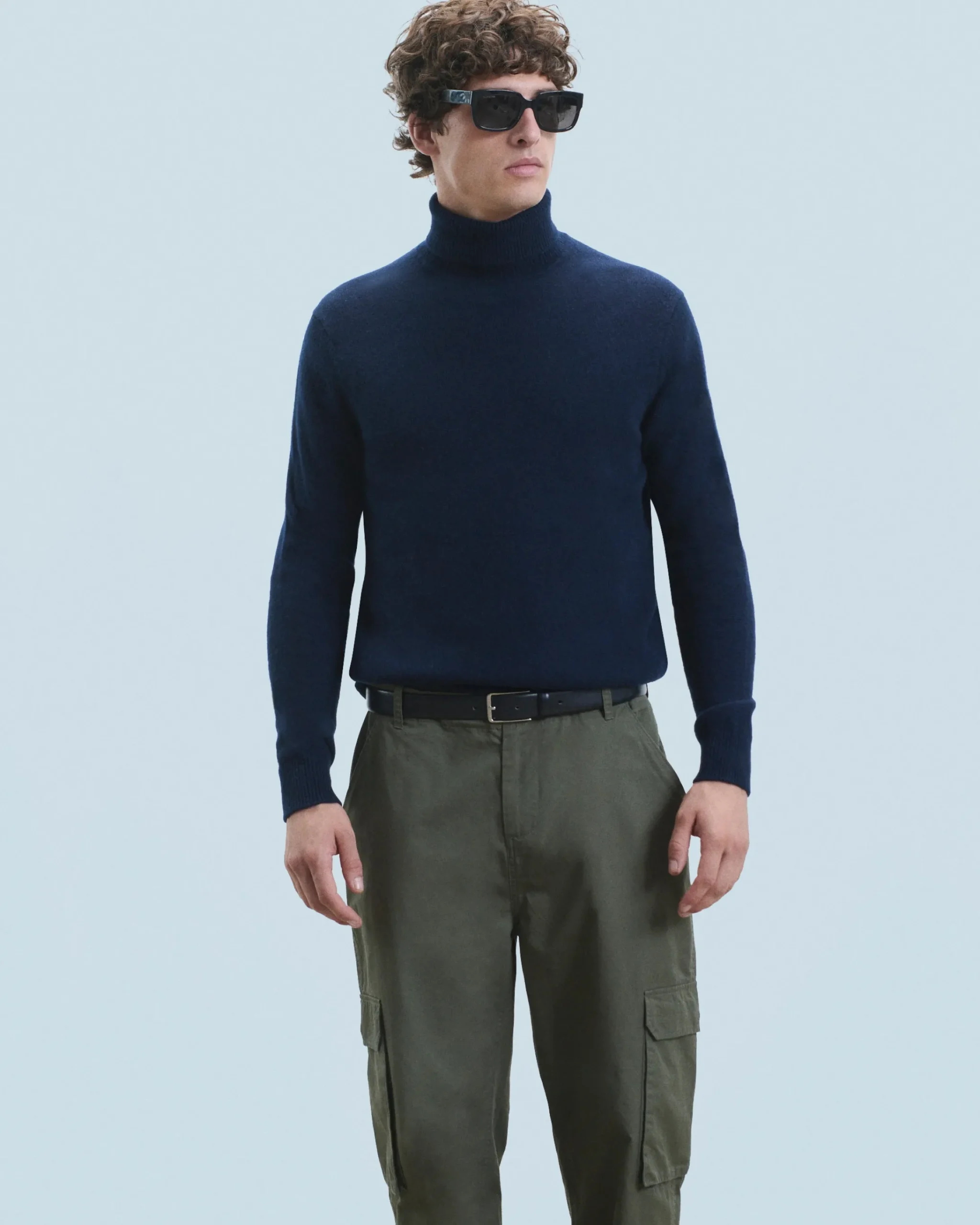 FROM FUTURE Maglione Collo dolcevita Basic Pesante MarinaMilitare Store