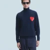 FROM FUTURE Maglione Collo dolcevita Cuore MarinaMilitare Flash Sale