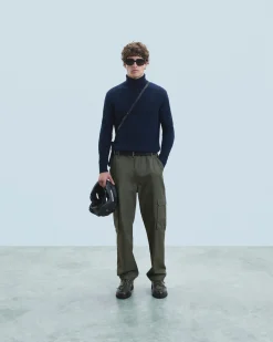 FROM FUTURE Maglione Collo dolcevita Basic Pesante MarinaMilitare Store