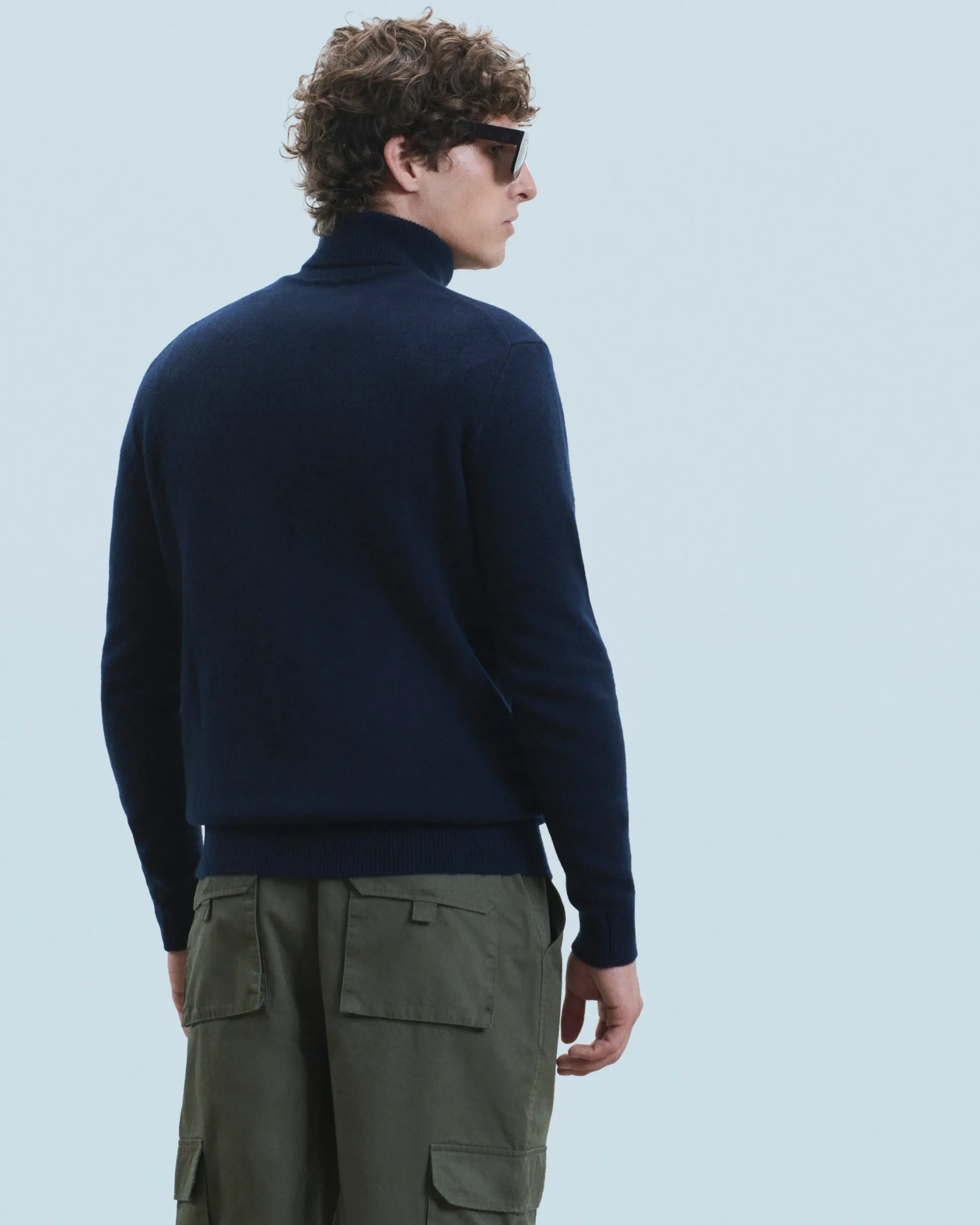 FROM FUTURE Maglione Collo dolcevita Basic Pesante MarinaMilitare Store