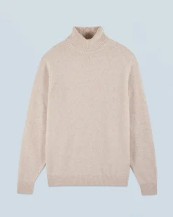 FROM FUTURE Maglione Collo dolcevita Basic Pesante Beige Cheap