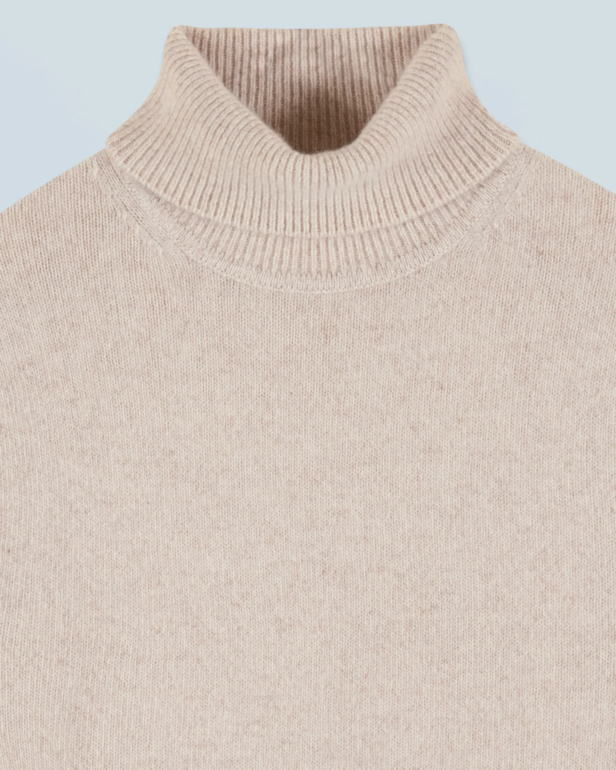 FROM FUTURE Maglione Collo dolcevita Basic Pesante Beige Cheap