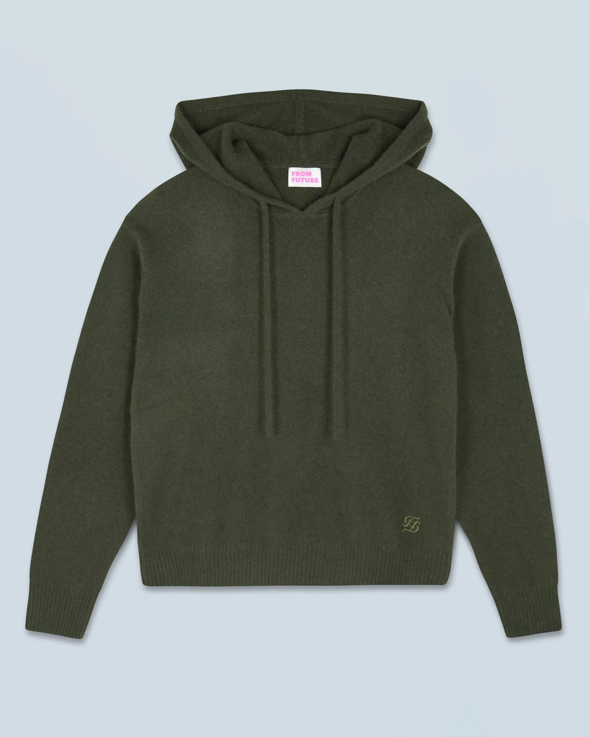 FROM FUTURE Maglione con Cappuccio Cachi Hot