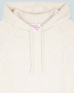 FROM FUTURE Maglione con Cappuccio HeatheredEcru Discount