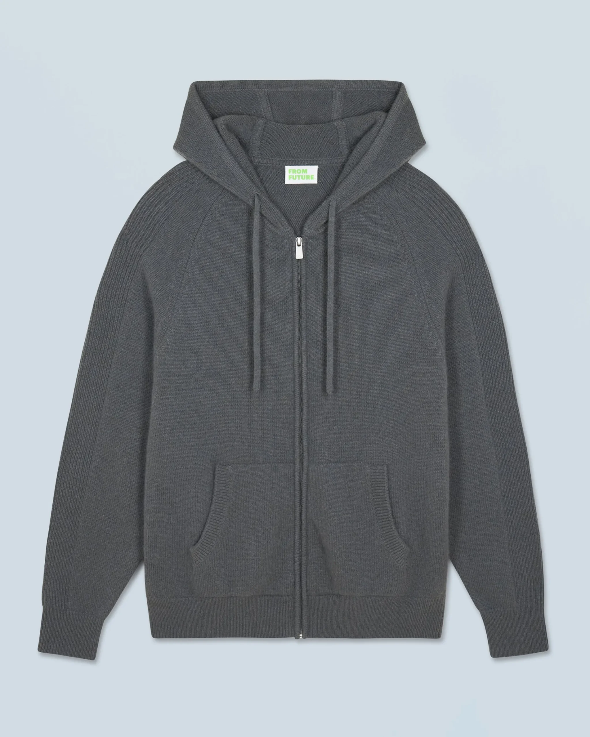 FROM FUTURE Maglione con Cappuccio e Zip LavaGrey Shop