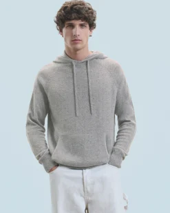 FROM FUTURE Maglione con Cappuccio Oversize Leggero Grigioericascuro Discount